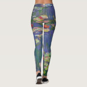 Leggings Monet Water Lilies Chef-d'oeuvre Peinture (Dos)