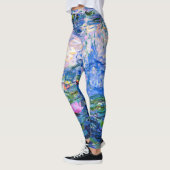 Leggings Monet : Water Lys 1919, célèbre peinture, (Gauche)