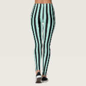 Leggings Monnaie Et Noir Gratté (Dos)