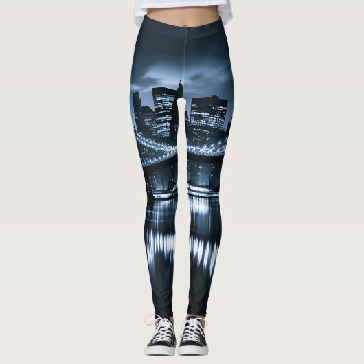 Leggings Monochrome New York Skyline (Devant)