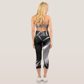 Leggings Monochrome Swirl Capri (Verso)