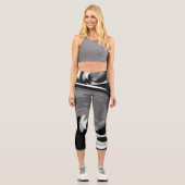 Leggings Monochrome Swirl Capri (Recto)