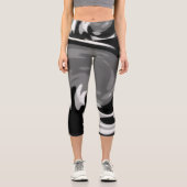 Leggings Monochrome Swirl Capri (Recto)
