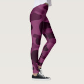 Leggings Monocolore violet tyrien (Droite)