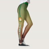 Leggings MONOGRAM GRADIENT VERT avec le nom Ombre (Droite)