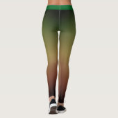 Leggings MONOGRAM GRADIENT VERT avec le nom Ombre (Dos)