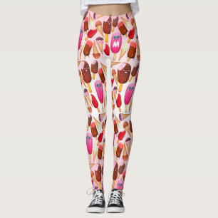 Leggings Monogramme à la crème glacée cuite Cone Popsicl