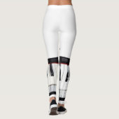 Leggings Monogramme ajouter le nom de la lettre initiale te (Dos)