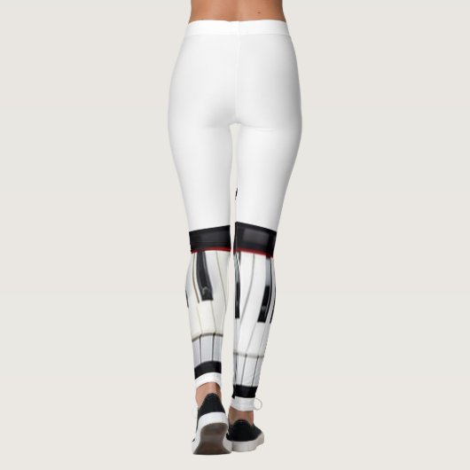 Leggings Monogramme ajouter le nom de la lettre initiale te (Dos)