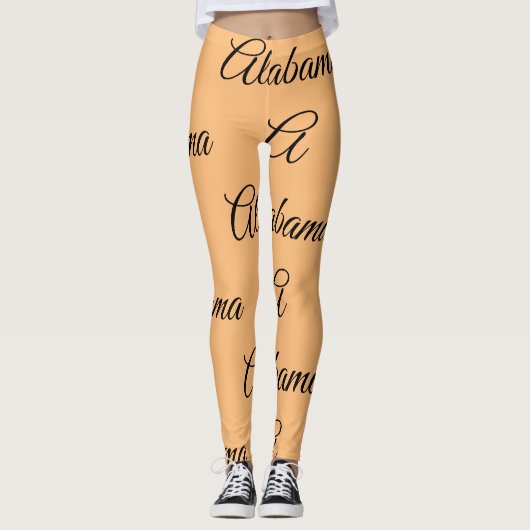Leggings Monogramme Alabama (Devant)