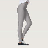 Leggings Monogramme blanc mignon gris heather classique per (Droite)