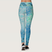 Leggings Monogramme brouillard nuageux et vague 0916 (Dos)