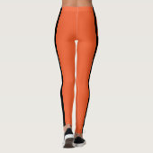 Leggings Monogramme Pom-pom girl Orange (Dos)