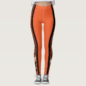 Leggings Monogramme Pom-pom girl Orange (Devant)