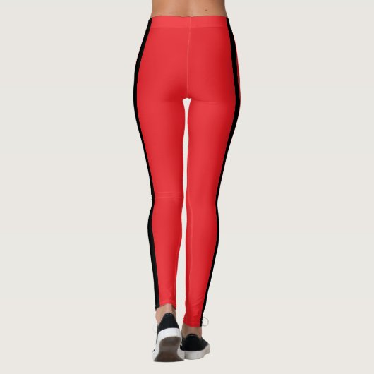 Leggings Monogramme rouge (Dos)