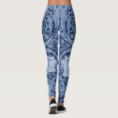 Leggings Monotone bleu Pimpernel, William Morris (Dos)