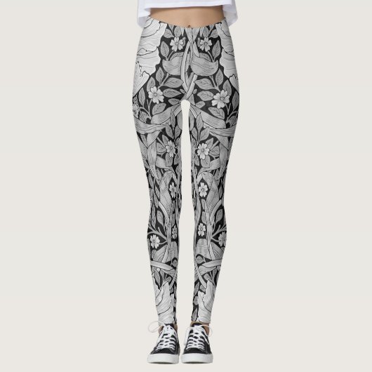 Leggings Monotone gris Pimpernel, William Morris (Devant)