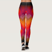 Leggings Monster Trainer feu rouge/noir (Dos)
