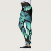 Leggings Monstera mystérieux (Gauche)