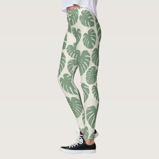 Leggings Monstera - Vert (Gauche)