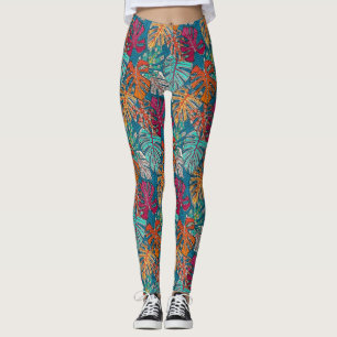 Leggings monstère deliciosa paon