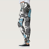 Leggings Monstre de gribouillis (Gauche)