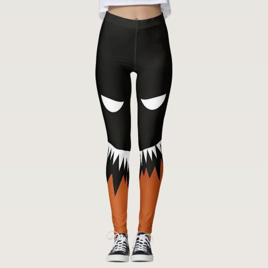 Leggings Monstre d'Halloween (Devant)