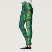 Leggings Monstre du Cthulhu vert (Gauche)