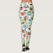 Leggings Monstres amusants (Dos)