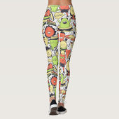Leggings Monstres cool amusants (Dos)