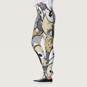 Leggings Monstres de Doodle (Gauche)