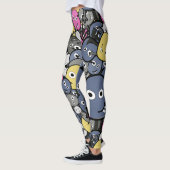 Leggings monstres mignons (Gauche)