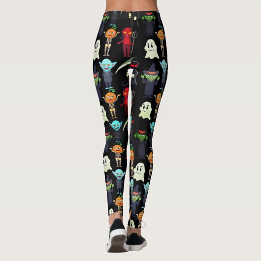 Leggings Monstres pas si effrayants Halloween meilleure qua (Dos)
