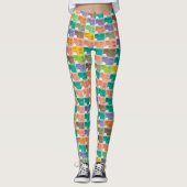 Leggings Montage des billets de train (Devant)