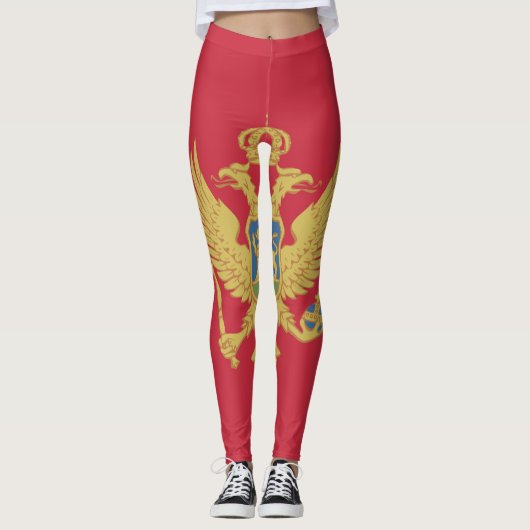 Leggings Montenegro Flag Emblem (Devant)