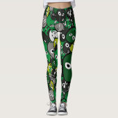 Leggings Montres verts (Devant)