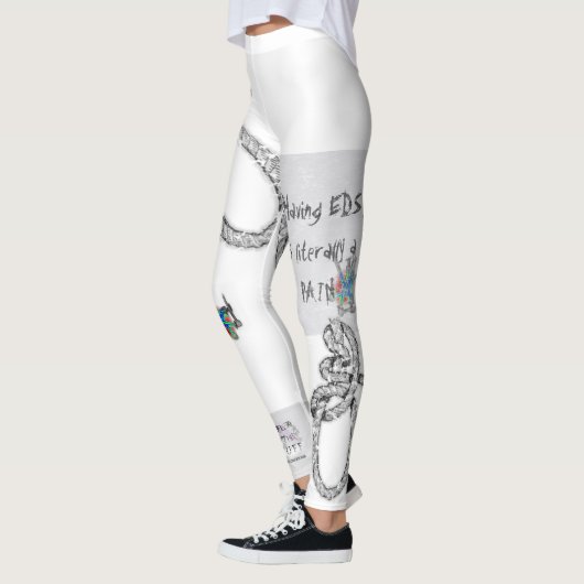 Leggings Montrez-Vous À Ur Ehlers-Danlos Bod Et Faites Conn (Gauche)
