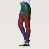 Leggings Moody Ombre | Psychedélique Grunge Gold Stardust (Gauche)