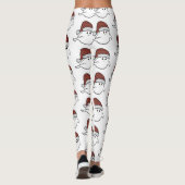 Leggings moquette d'hôtel éffrayant fantôme de Noël (Dos)