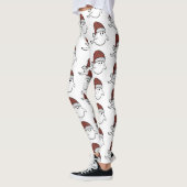 Leggings moquette d'hôtel éffrayant fantôme de Noël (Gauche)