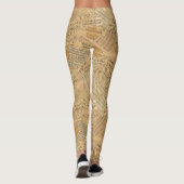 Leggings Morceaux de musique Vintage POMV (Dos)