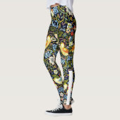 Leggings Morris - Strawberry Thief, célèbre motif, (Gauche)