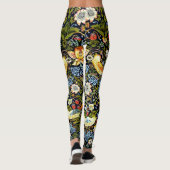 Leggings Morris - Strawberry Thief, célèbre motif, (Dos)