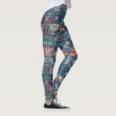 Leggings Morris Strawberry Thief Classique Bleu Indigo Fin (Droite)