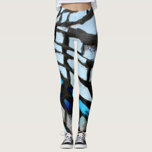 Leggings Mosaic Miroir Abstrait
