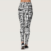 Leggings Mosaïque Abstraite (Dos)