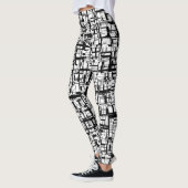 Leggings Mosaïque Abstraite (Gauche)