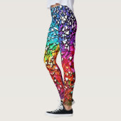 Leggings Mosaïque arc-en-ciel (Gauche)