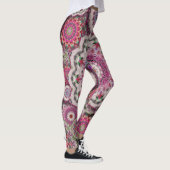 Leggings mosaïque damas perse fleurs mandala chic élégant (Droite)
