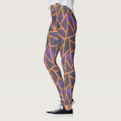 Leggings Mosaïque de Halloween patttern (Gauche)